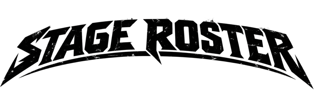 StageRoster logo horizontal eroded black